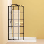 72" X 34" Aluminum And Tempered Glass Shower Door