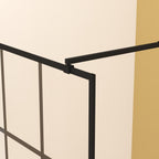 72" X 34" Aluminum And Tempered Glass Shower Door