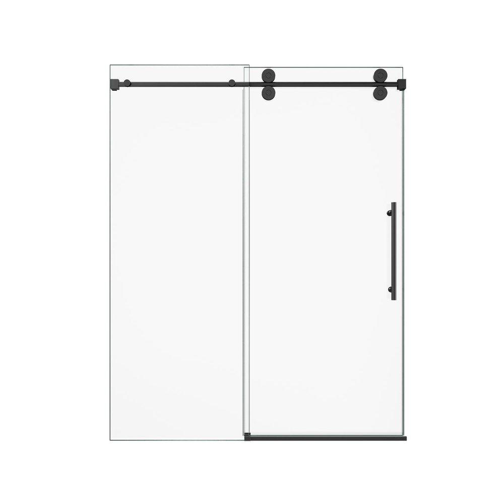 76" X 48" Tempered Glass Shower Door