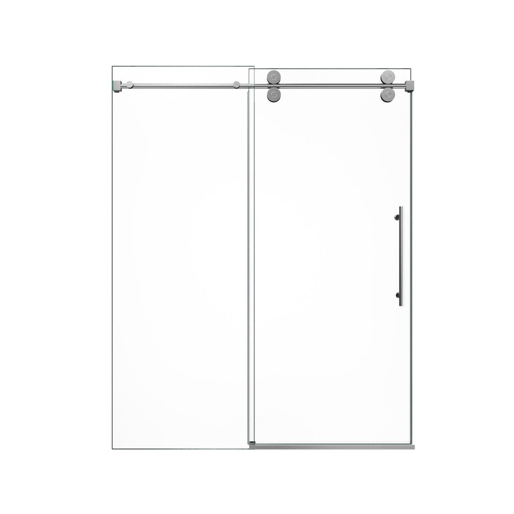 76" X 48" Tempered Glass Shower Door