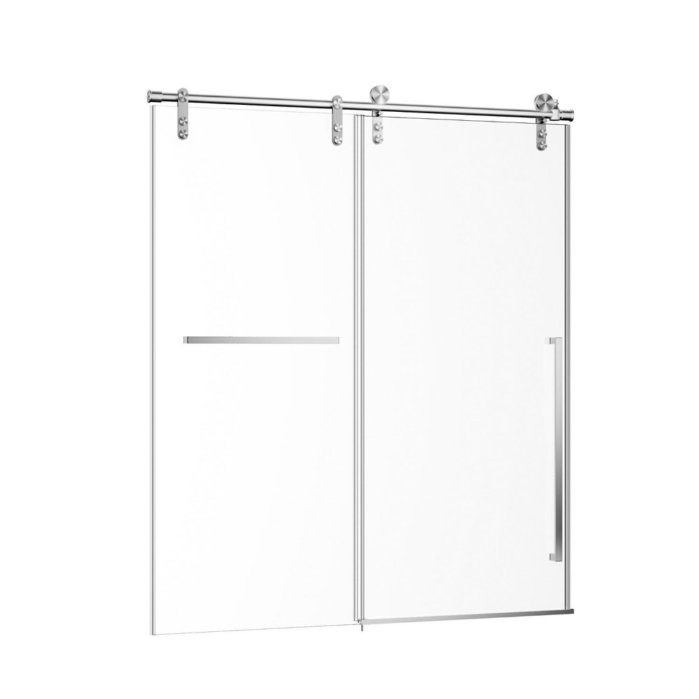 75" X 60" Tempered Glass Shower Door