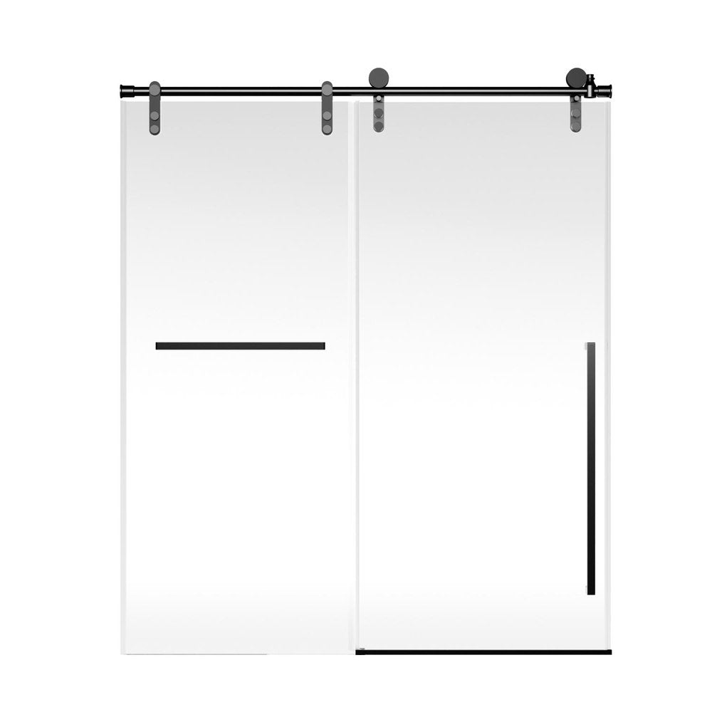 76" X 48" Tempered Glass Shower Door