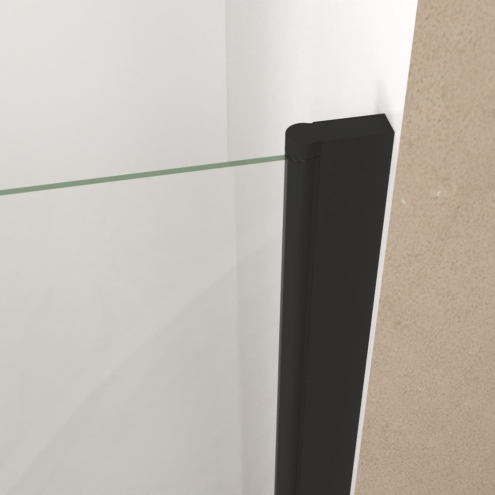 72" X 36" Aluminum and Tempered Glass Shower Door