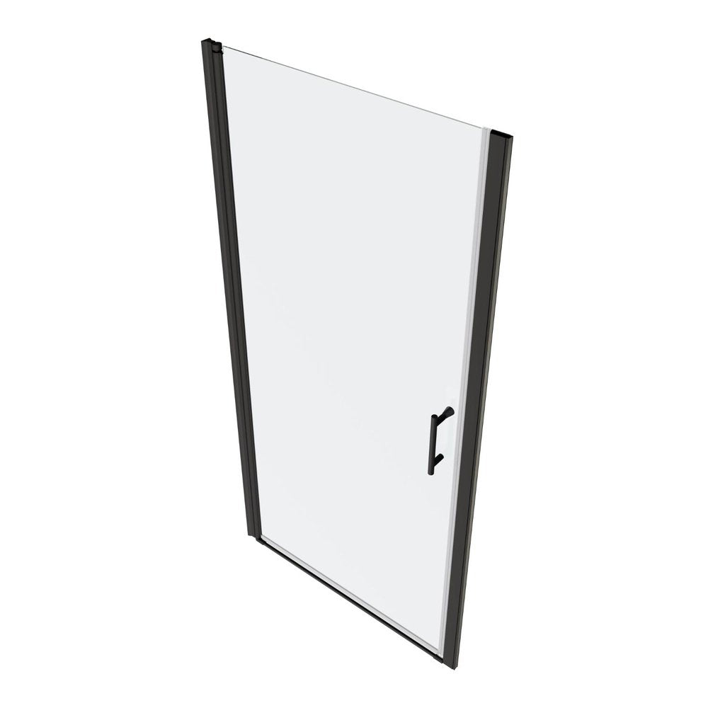 72" X 34" Aluminum And Tempered Glass Shower Door