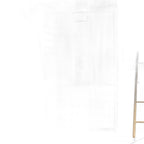 72" X 48" Aluminum And Tempered Glass Shower Door