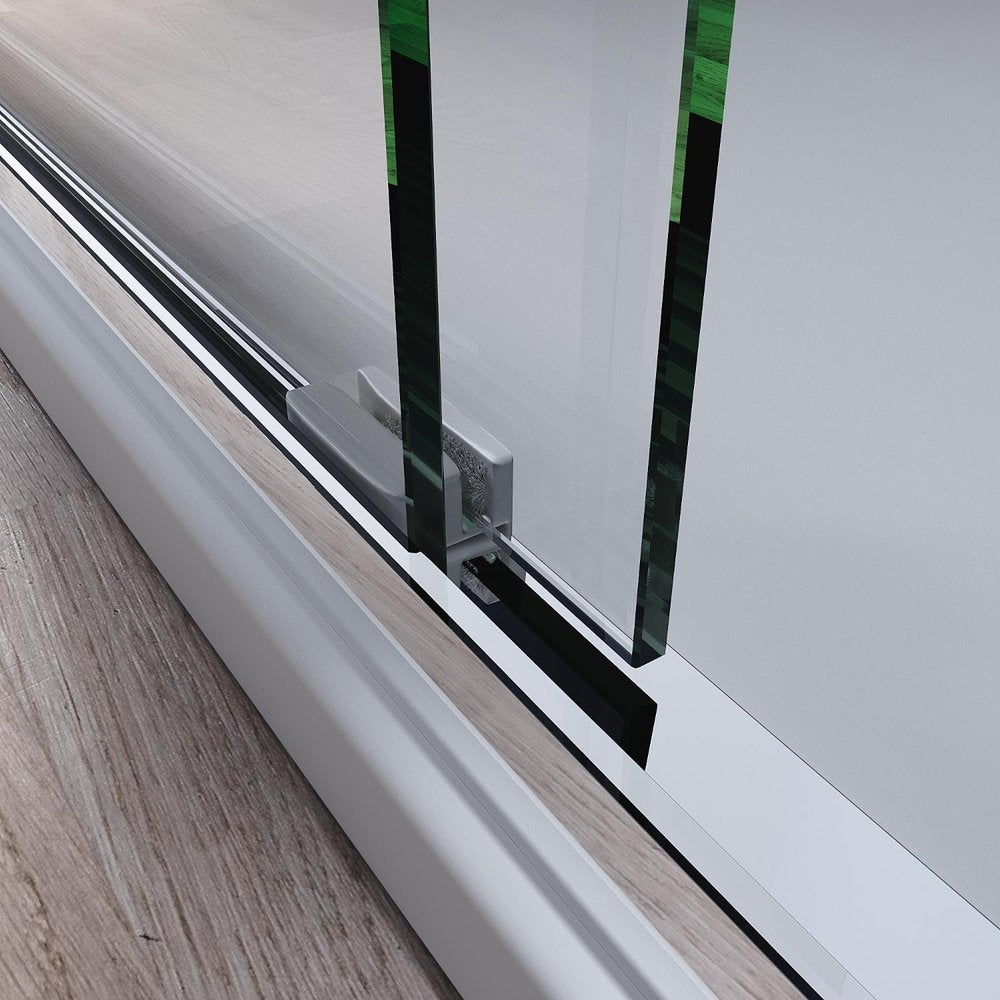 72" X 54" Tempered Glass Shower Door