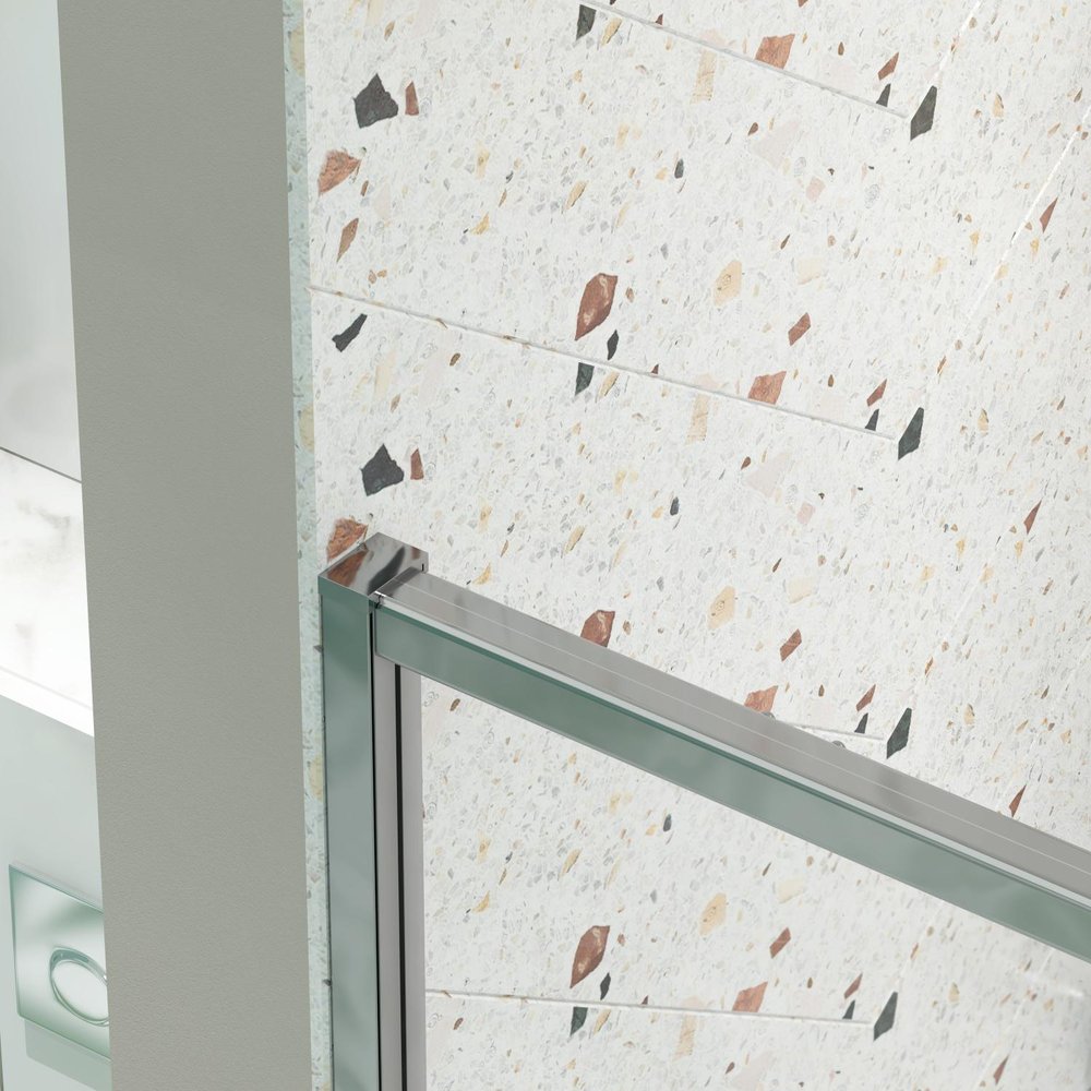 71" X 38" Tempered Glass Shower Door