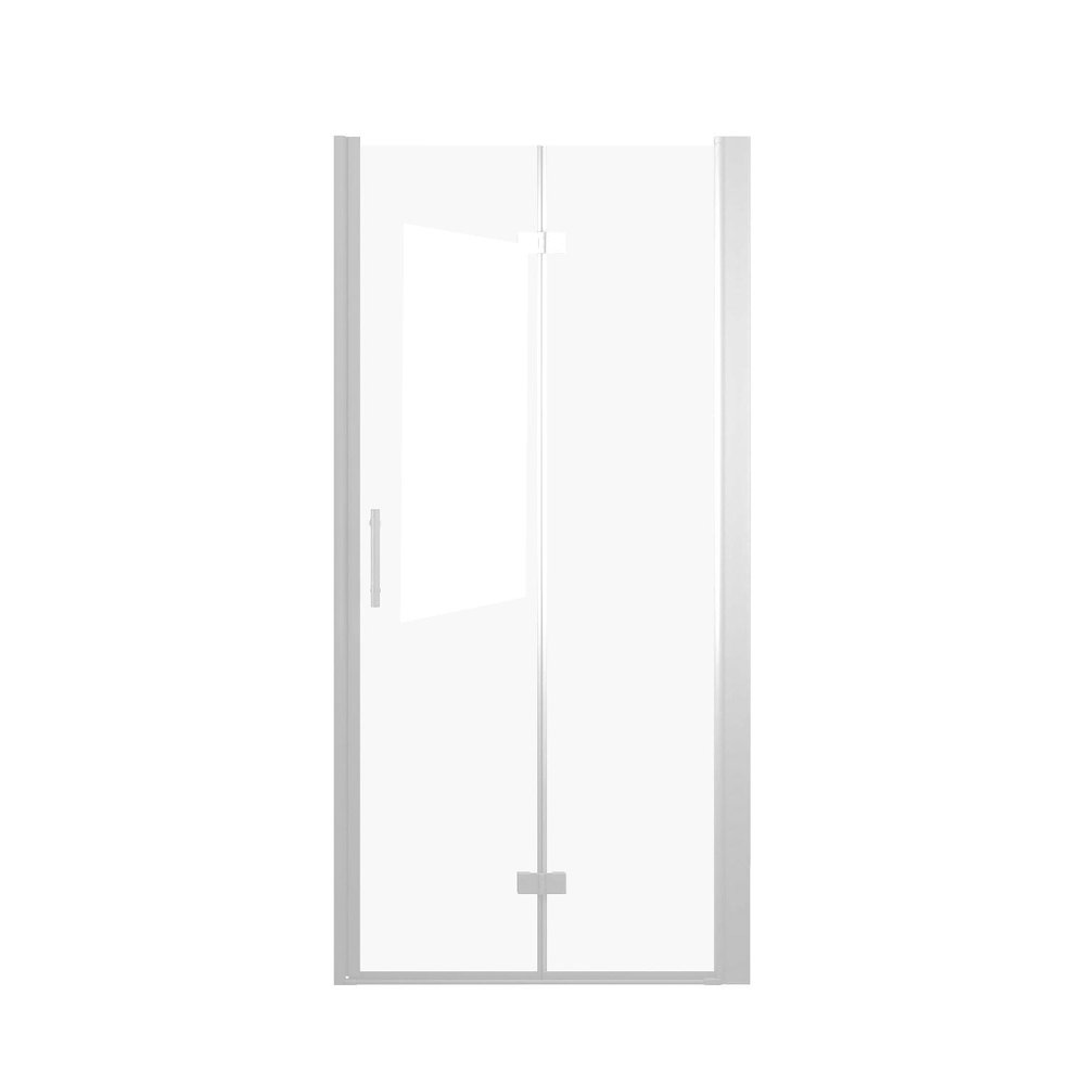 72" X 30" Aluminum And Tempered Glass Shower Door