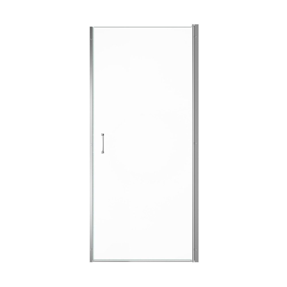 72" X 24" Aluminum And Tempered Glass Shower Door