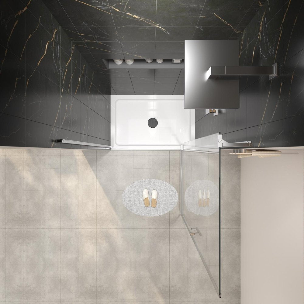 72" X 28" Tempered Glass Shower Door