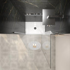 72" X 32" Tempered Glass Shower Door