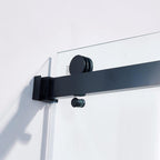 60" X 60" Tempered Glass Tub Door
