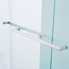 60" X 60" Aluminum And Tempered Glass Tub Door