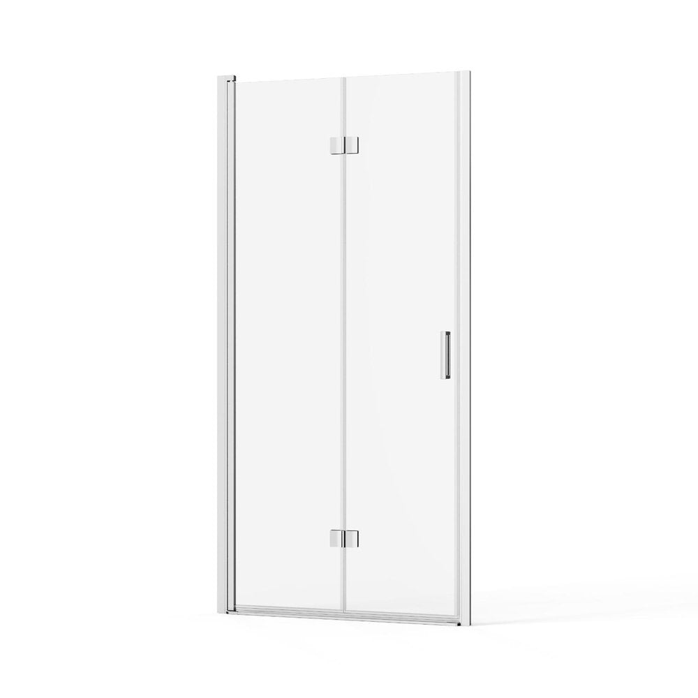 72" X 32" Aluminum And Tempered Glass Shower Door