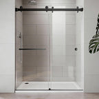 72" X 59" Tempered Glass Shower Door