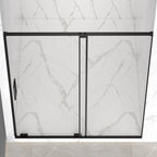 72" X 60" Aluminum and Tempered Glass Shower Door