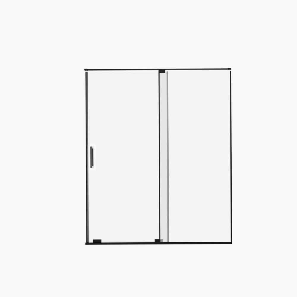 72" X 60" Aluminum and Tempered Glass Shower Door