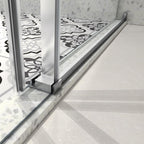 63" X 60" Tempered Glass Tub Door