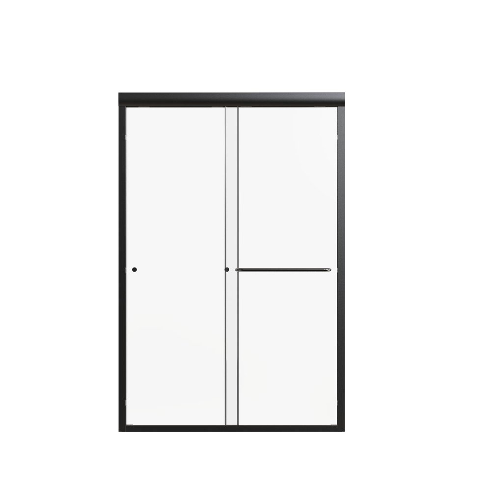 72" X 48" Aluminum and Tempered Glass Shower Door
