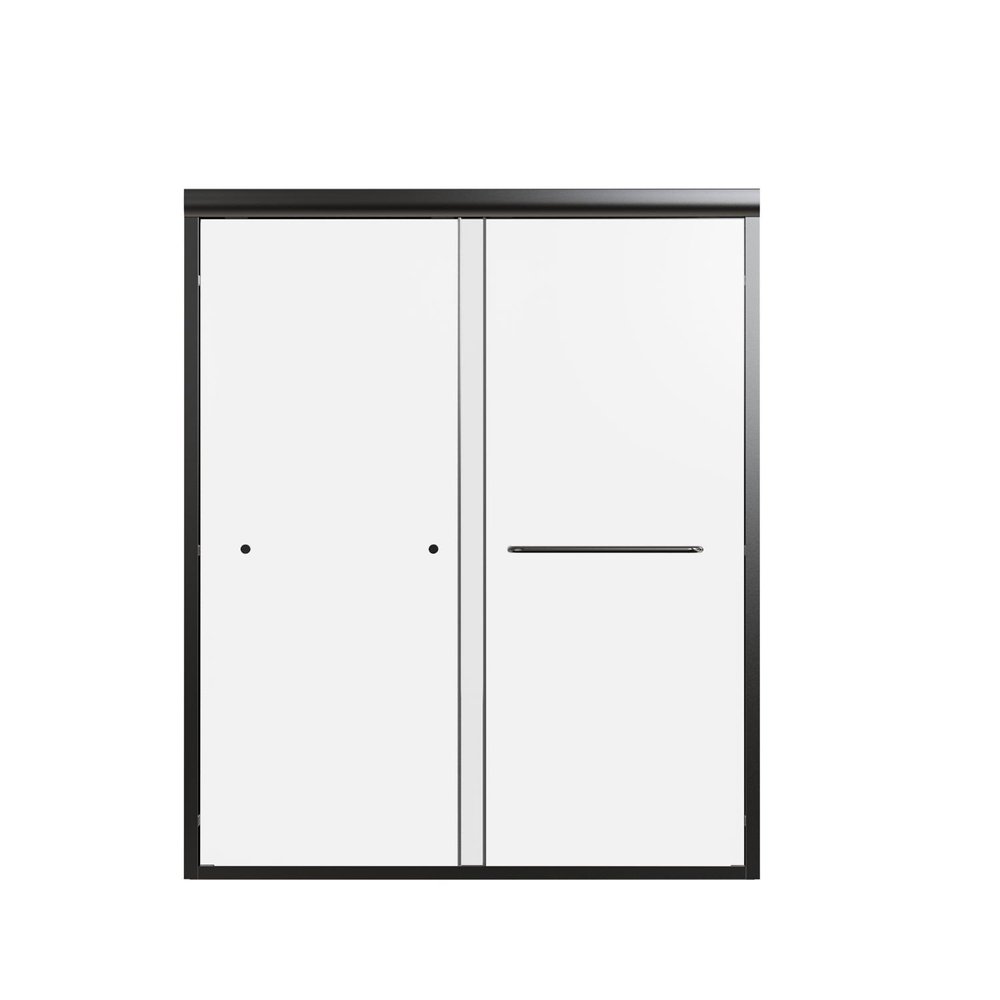 72" X 60" Aluminum and Tempered Glass Shower Door