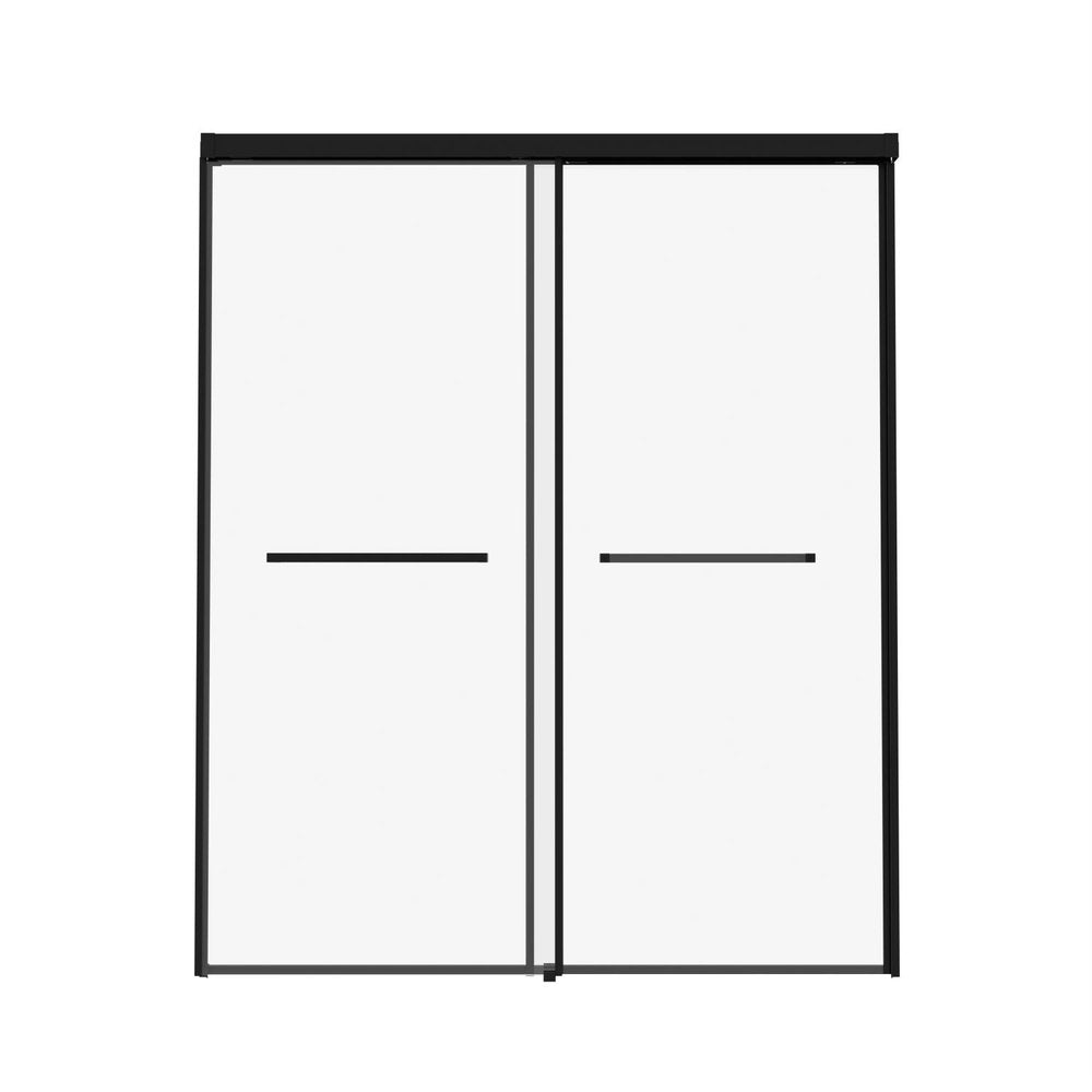72" X 60" Aluminum And Tempered Glass Shower Door