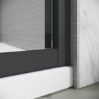 62" X 60" Tempered Glass Tub Door