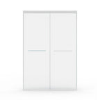 72" X 48" Aluminum And Tempered Glass Shower Door