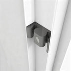 72" X 48" Aluminum And Tempered Glass Shower Door