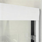 72" X 48" Aluminum And Tempered Glass Shower Door