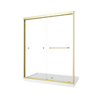 72" X 60" Aluminum And Tempered Glass Shower Door