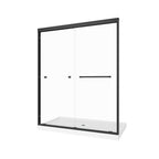 72" X 60" Aluminum And Tempered Glass Shower Door