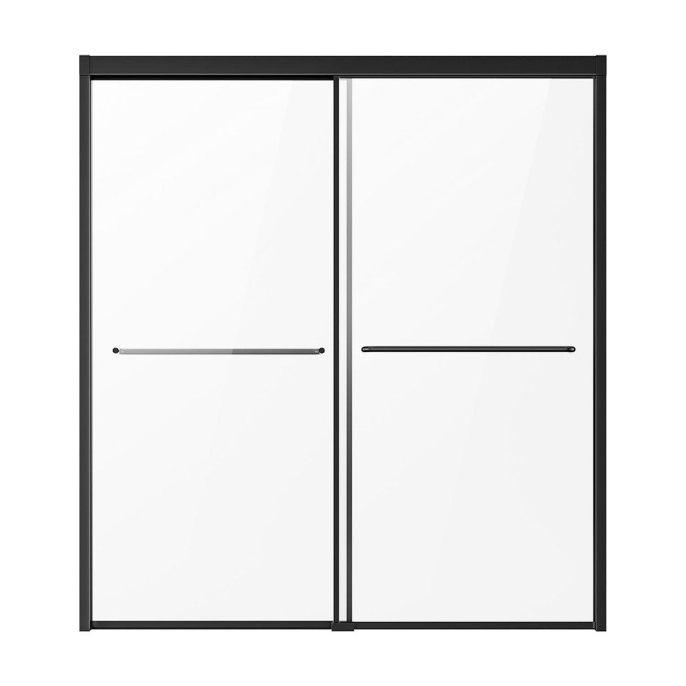 60" X 50" Aluminum And Tempered Glass Tub Door