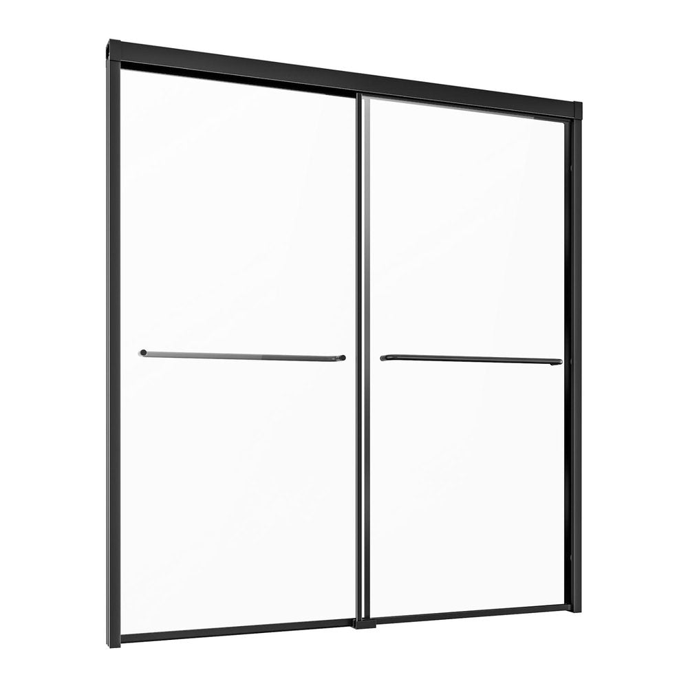 60" X 50" Aluminum And Tempered Glass Tub Door