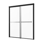 60" X 50" Aluminum And Tempered Glass Tub Door