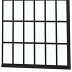 72" X 34" Aluminum And Tempered Glass Shower Door
