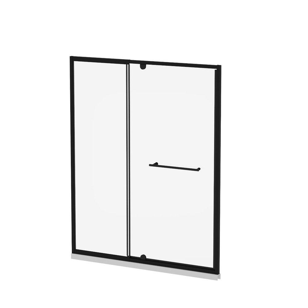 72" X 60" Aluminum And Tempered Glass Shower Door