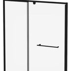72" X 60" Aluminum And Tempered Glass Shower Door