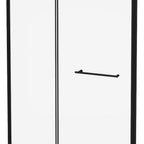 72" X 60" Aluminum And Tempered Glass Shower Door