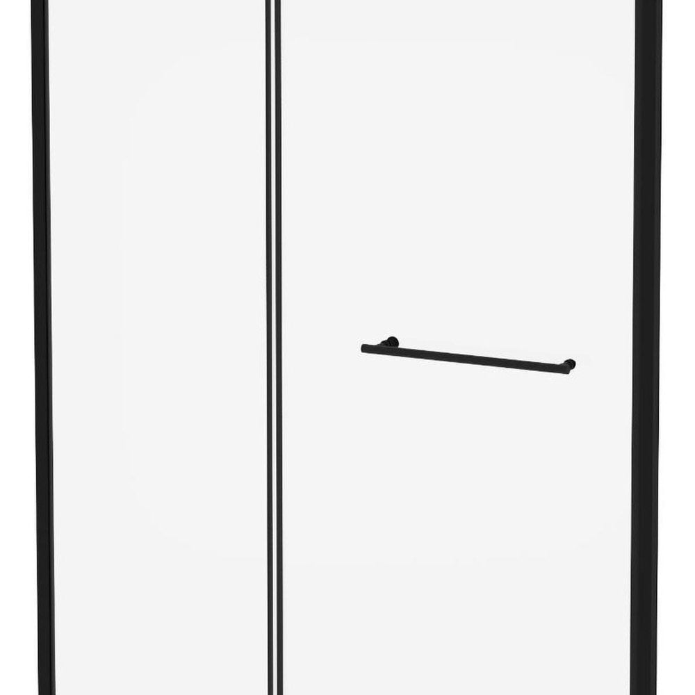 72" X 60" Aluminum And Tempered Glass Shower Door