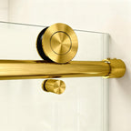 76" X 56" Tempered Glass Shower Door