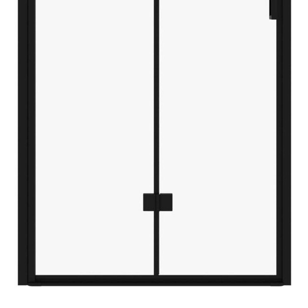 72" X 34" Aluminum And Tempered Glass Shower Door
