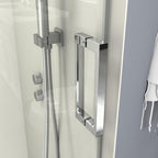 76" X 60" Tempered Glass Shower Door