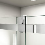 76" X 60" Tempered Glass Shower Door