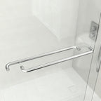 72" X 48" Aluminum And Tempered Glass Shower Door