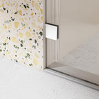 74" X 56" Tempered Glass Shower Door