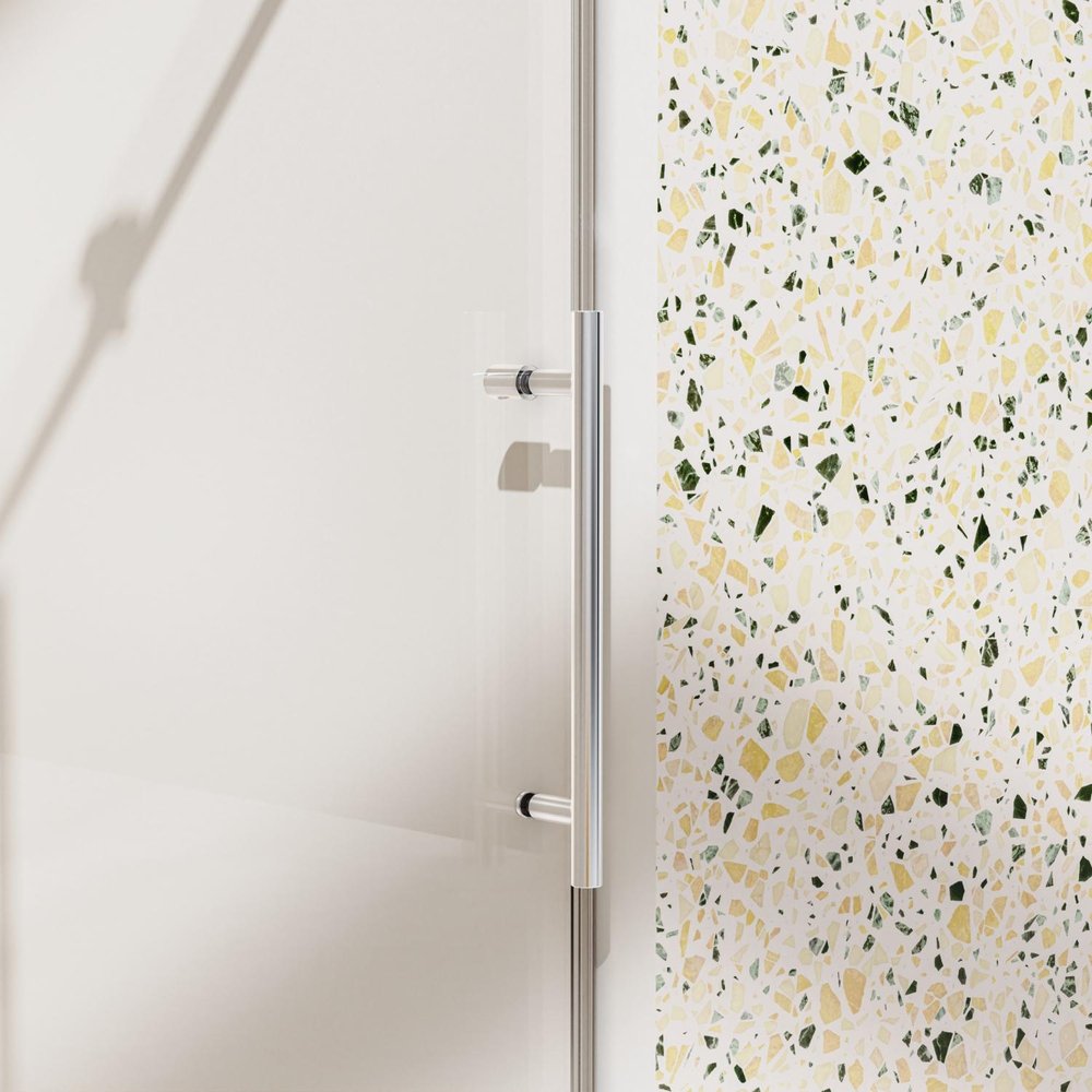 74" X 56" Tempered Glass Shower Door