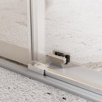 74" X 56" Tempered Glass Shower Door