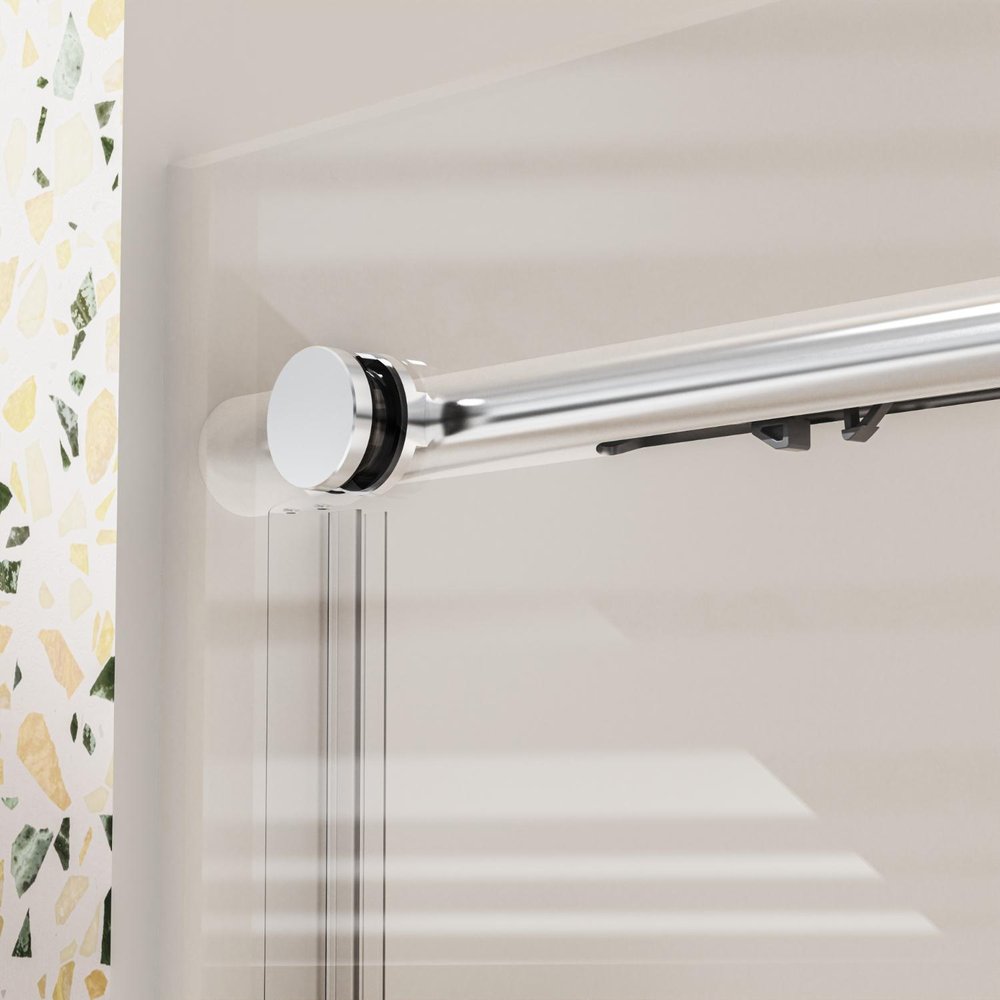 74" X 56" Tempered Glass Shower Door