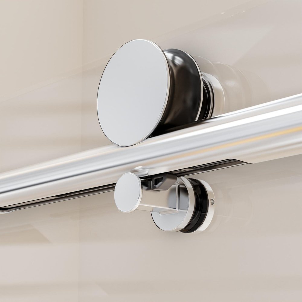74" X 56" Tempered Glass Shower Door