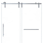 76" X 54" Tempered Glass Shower Door